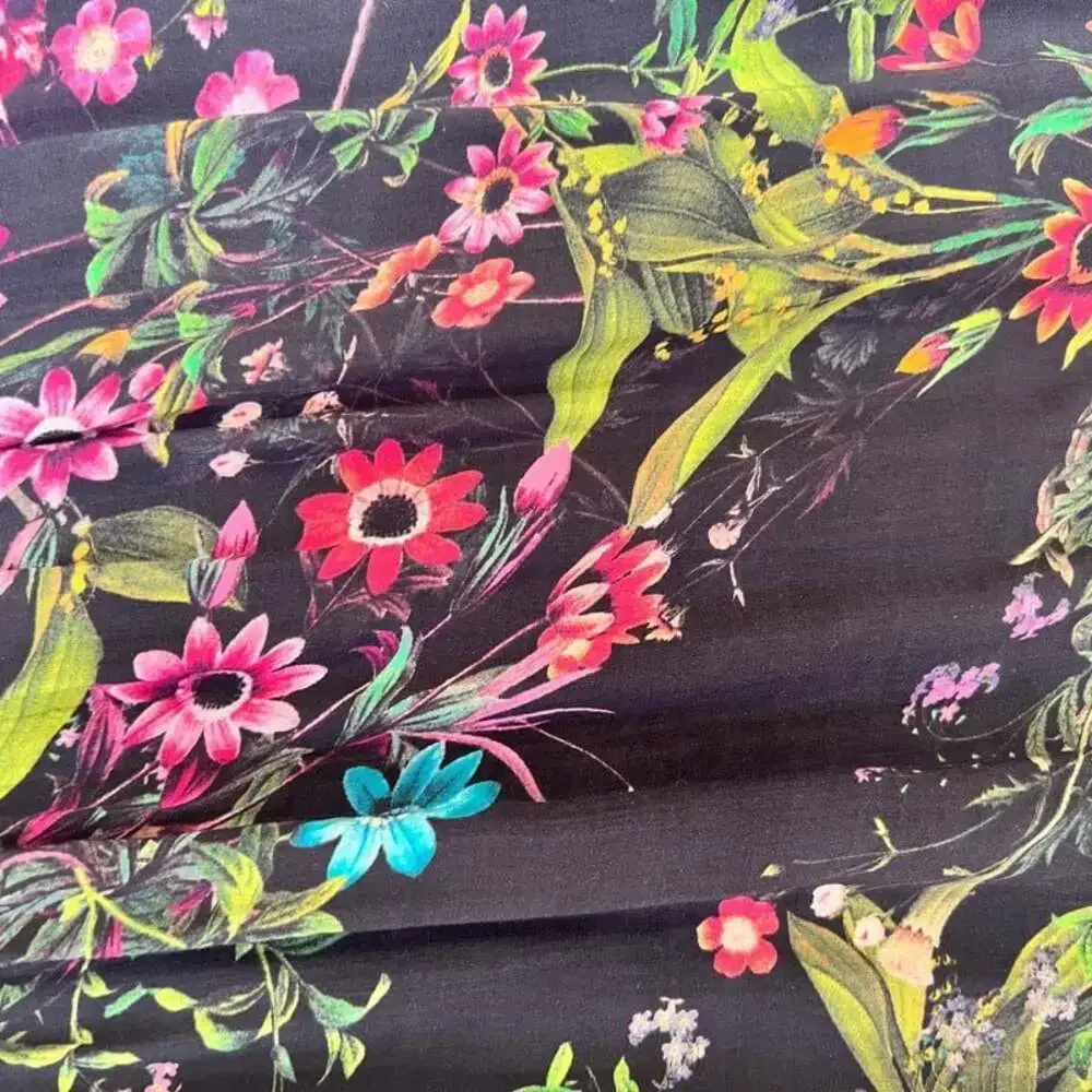 Next Beachwear Black and Floral Lace Dress - Maxi Size UK 10 - Picture 2 of 12